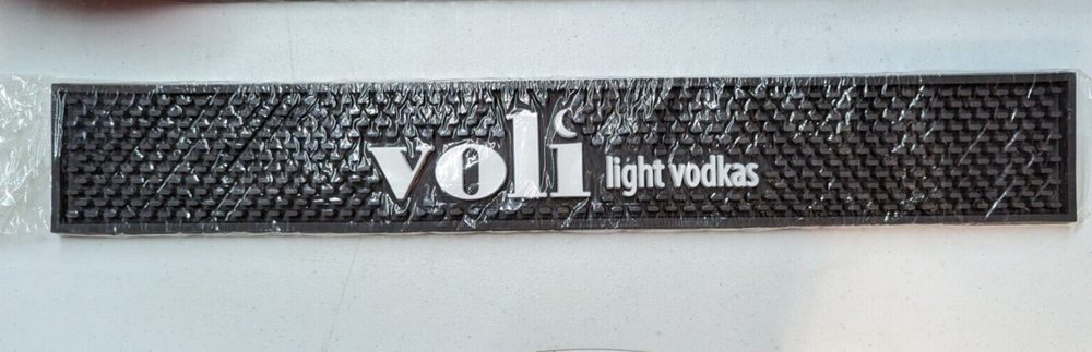 Voli Light Vodkas Rubber Bar Spill Rail Mat