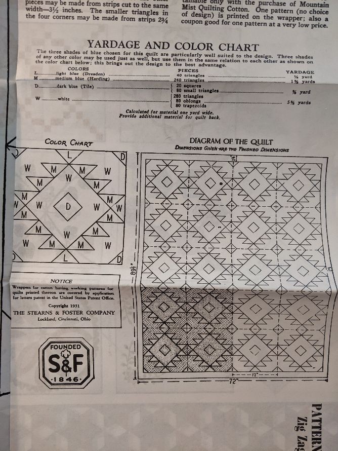 Mountain Mist Quilt Pattern - You Choose