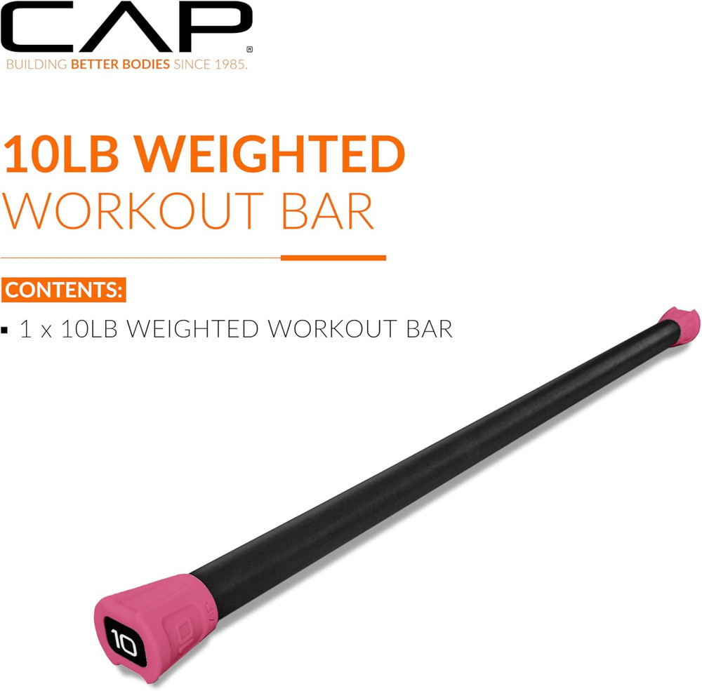 Weighted Workout Bar | 5-20 lb | Multiple Options