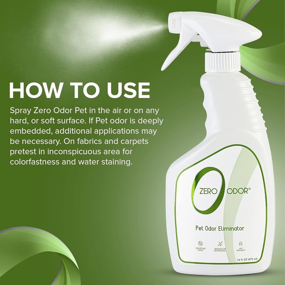 Molecular Technology Pet Odor Eliminator Spray - Ultra Effective & Gentle