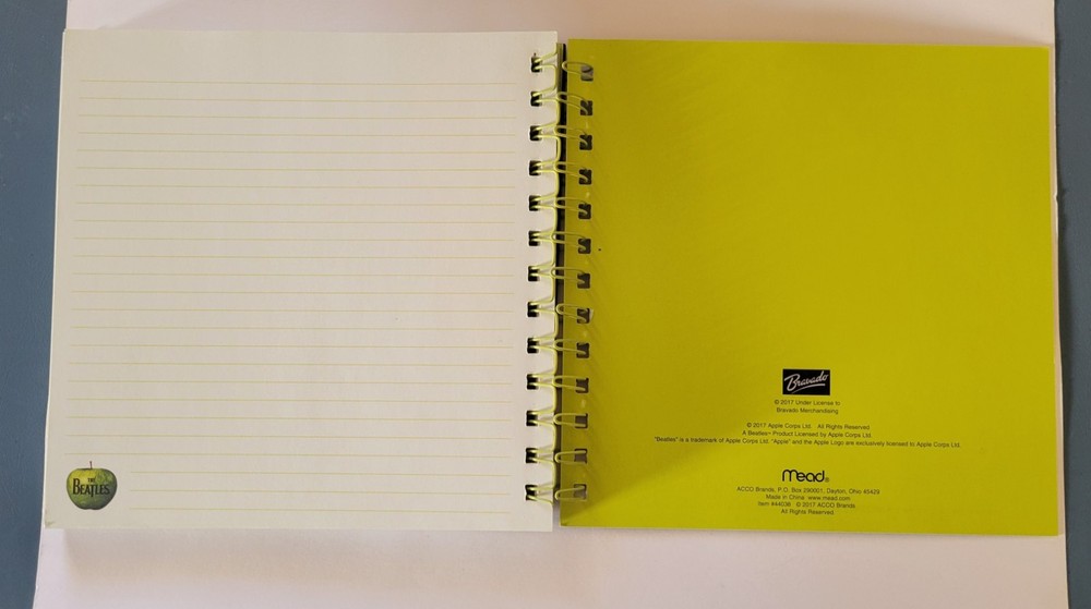 The Beatles Spiral Notebook