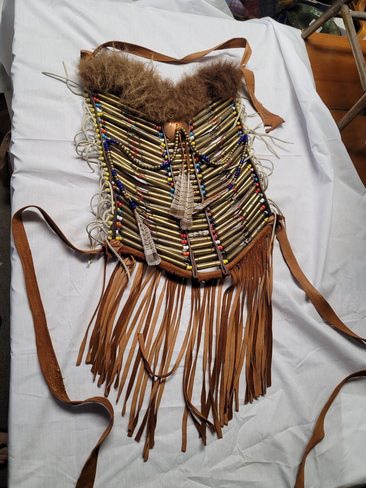 Native American Cherokee War Cheif "Stone Hand" Breastplate