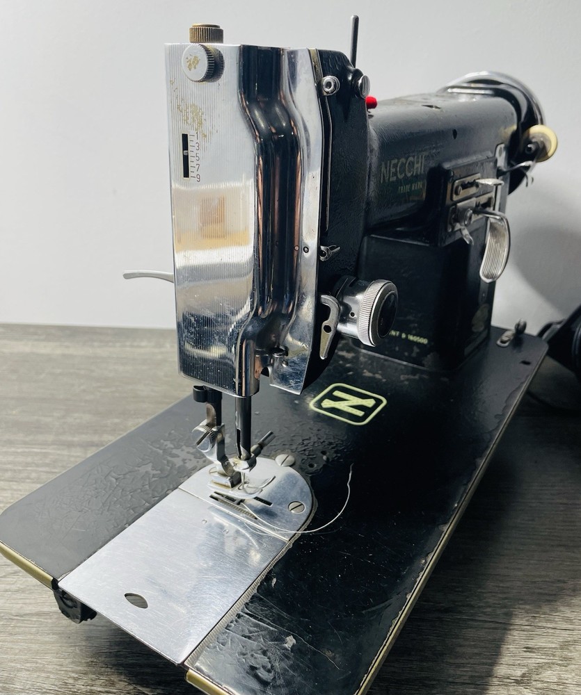 NECCHI BU SERIE NOVA SEWING MACHINE With Plastic Case- Used Works Tested