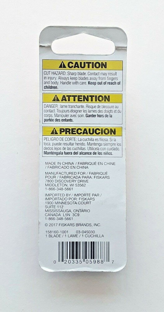 Fiskars No Touch Replacement Blade 1 Blade