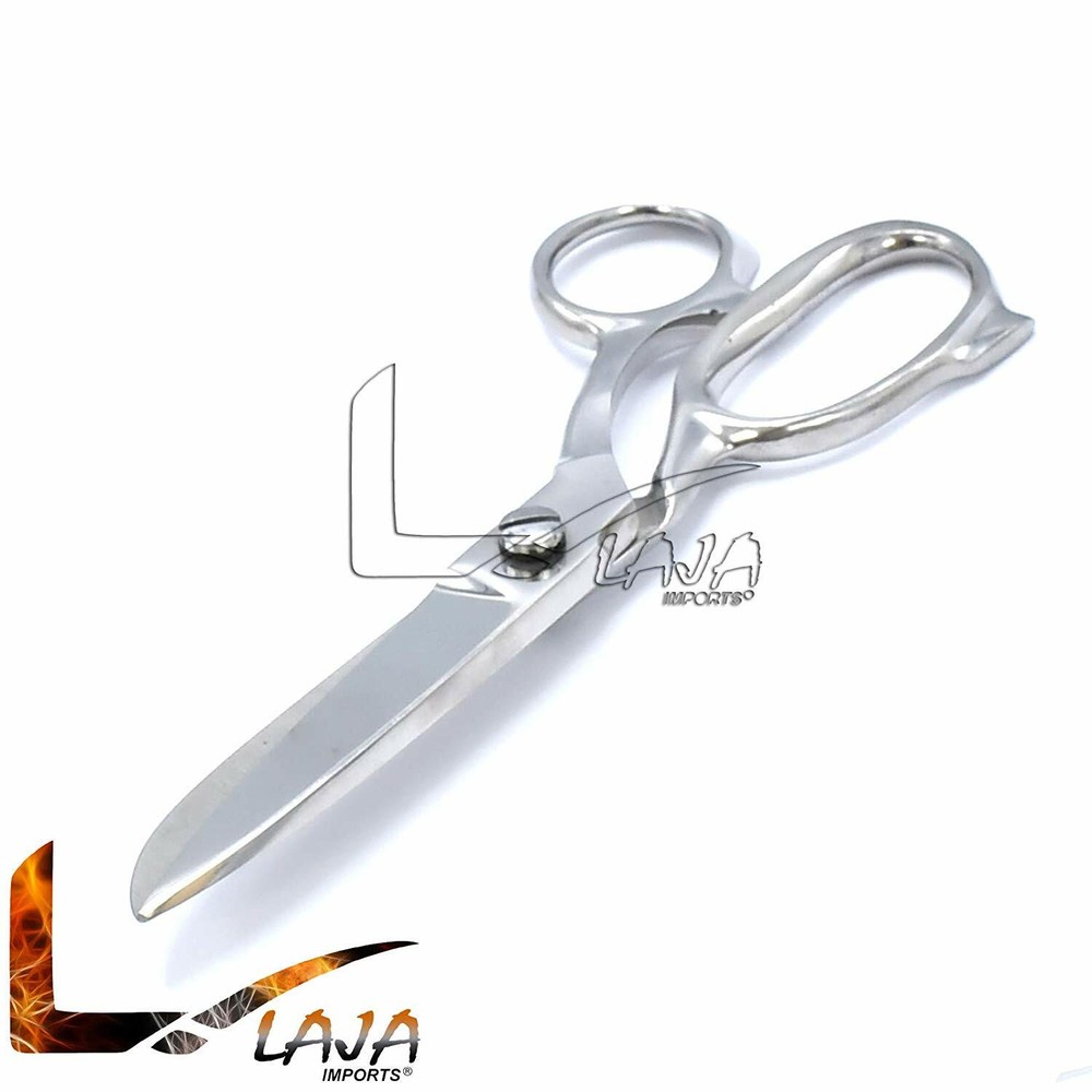 7" Tailor Fabric Scissors Dressmaker Sewing Classic Stainless Steel Sharp Silver