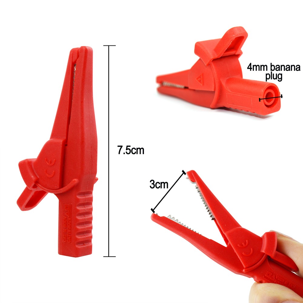 ZIBOO AC285 Alligator Clip Compatible With Phase Rotation Indicator