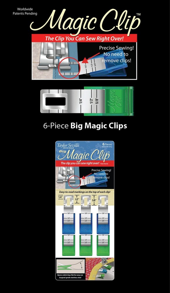 GHI 16015 Magic Clips 6pc-Big