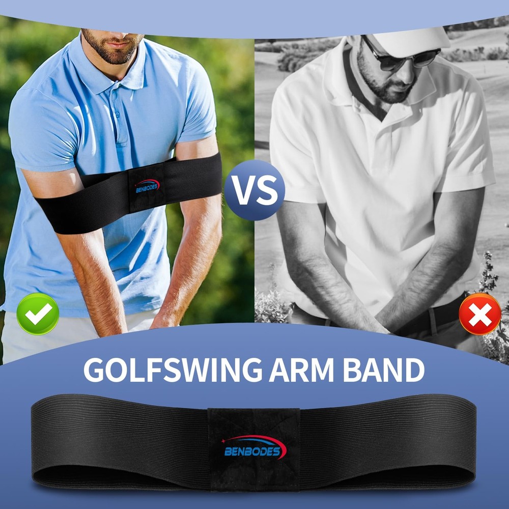 Golf Swing Training Aid - Muscle Memory & Connection Swing Corrector for Golf...