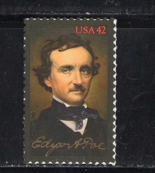 4377 * EDGAR ALLEN POE  * US Postage Stamp MNH