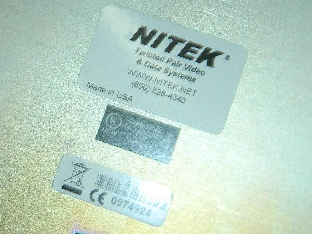 NITEK VH3200 UTP MODULAR 32 PORT POWERED VIDEO HUB SYSTEM