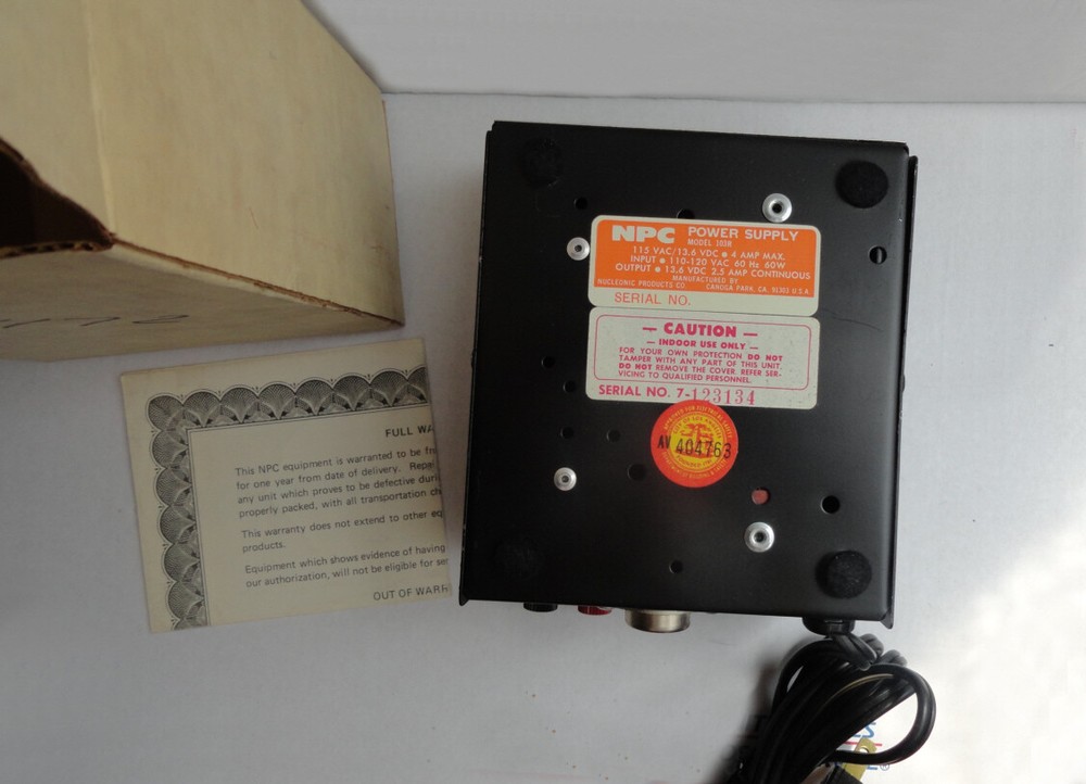 Thompson-CSF NPC 103R Regulated Power Supply , NEW