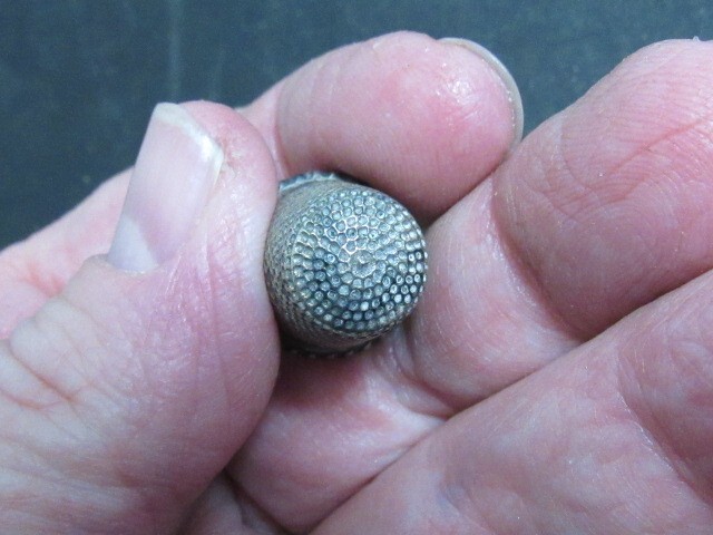 vintage sterling silver thimble