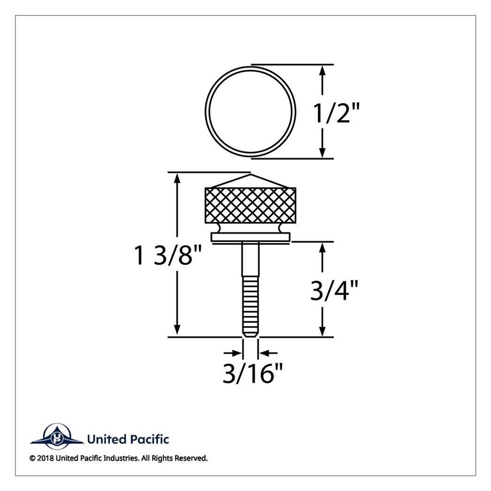 Dash Screw for 2001-2005 Peterbilt - Purple Diamond