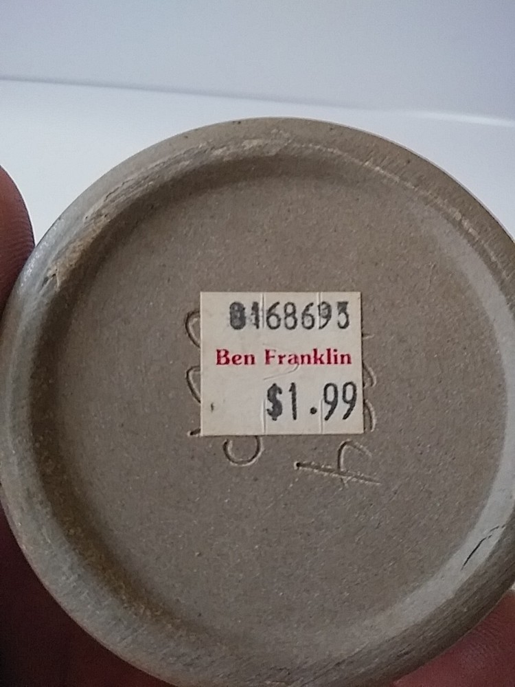 Vintage Folk Art Container