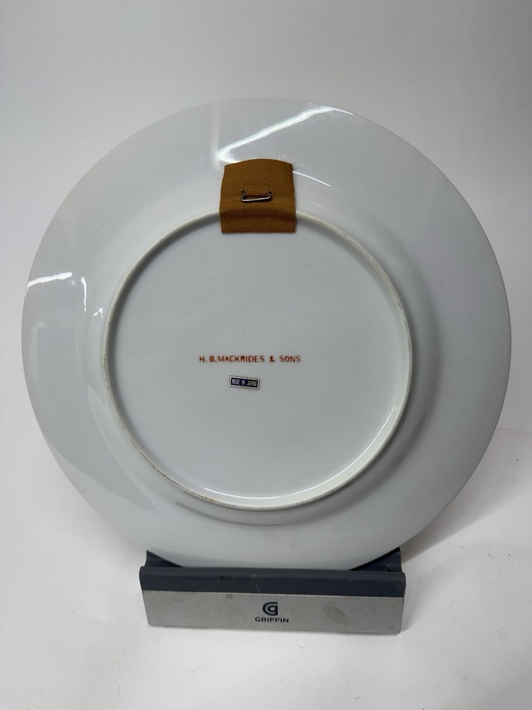 H B Backsides & Son Masonic Plate Mason Japan