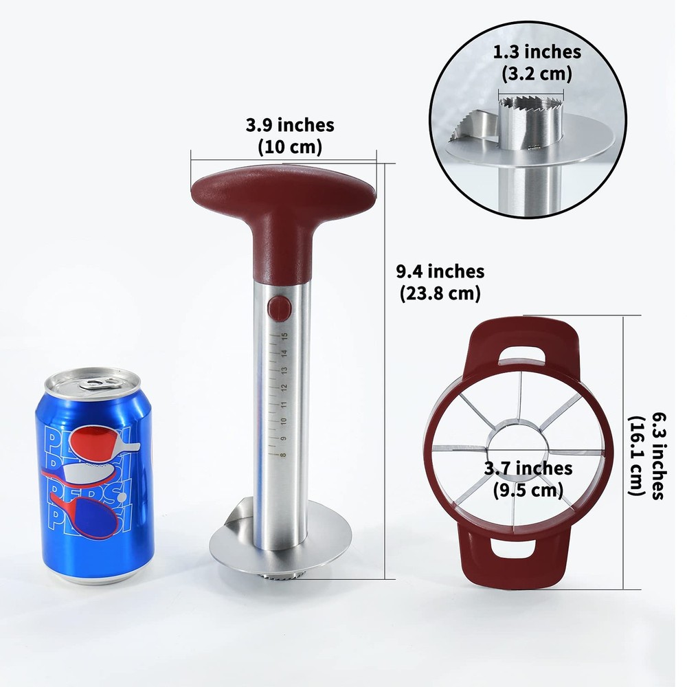 Pineapple Corer and Slicer Tool, Robust Pineapple Core Remover with Upgraded ...