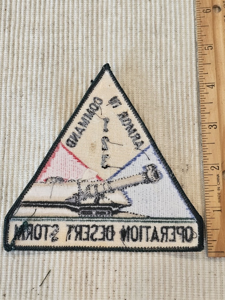 Desert Storm US Army 1 2 3 Armor Regiment Numbered Patch L@@K!!!