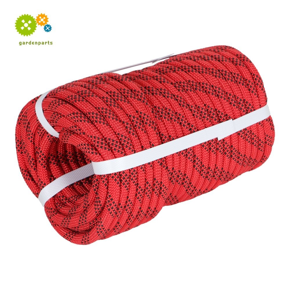 3/8" × 100' Braid Polyester Rope Arborist Tree Rope 3520Lbs High Strong