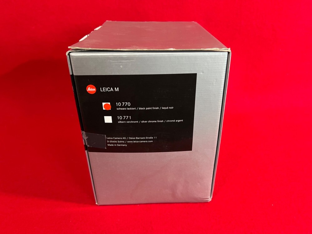 Leica M  Empty Retail Box Only  / Empty Box  ( 10770 )