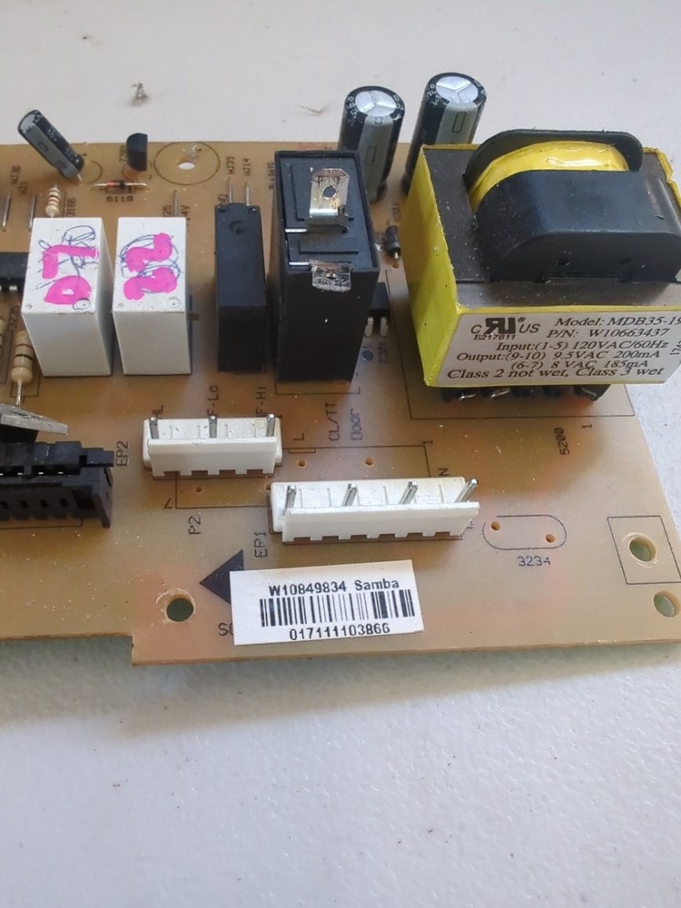 Maytag Microwave Control Board W10849834