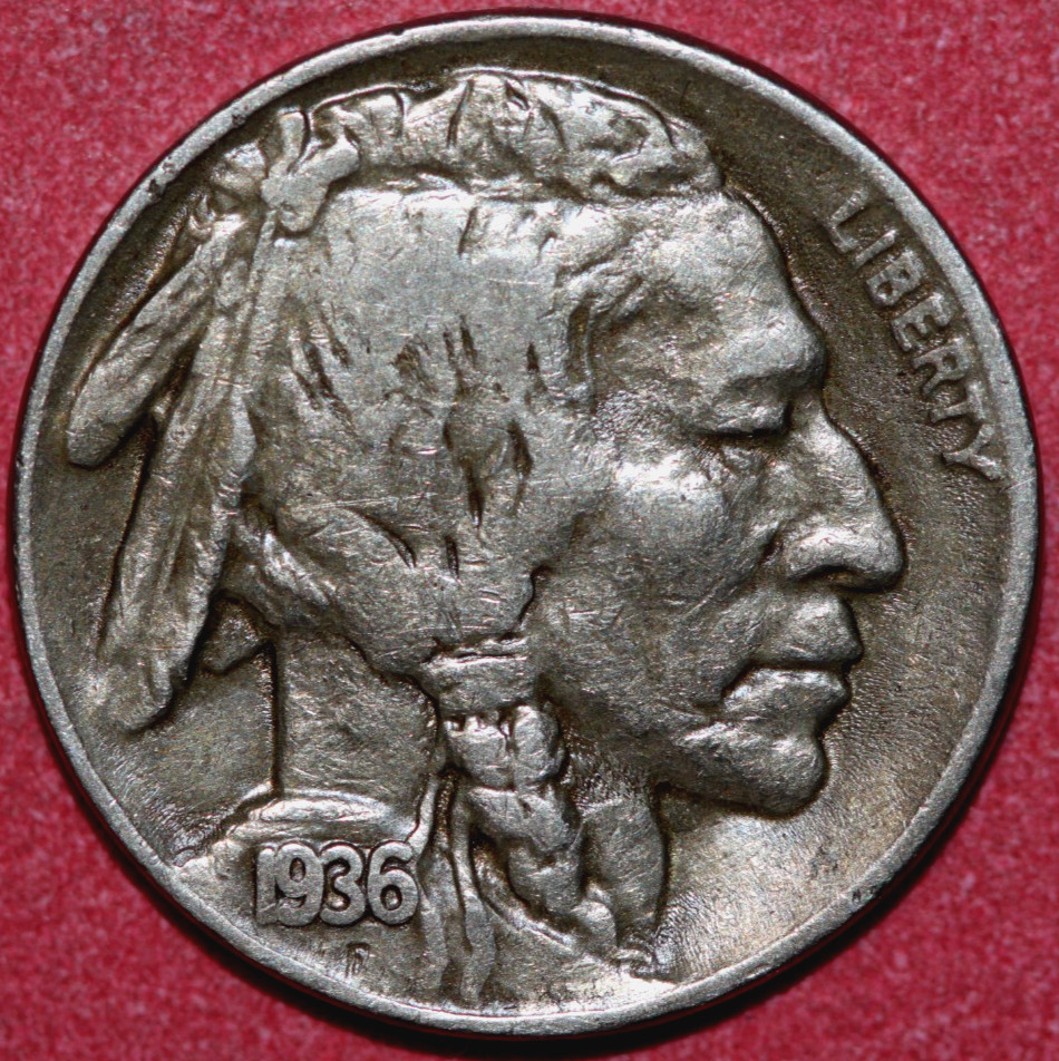 1936       Buffalo Nickel              21mm