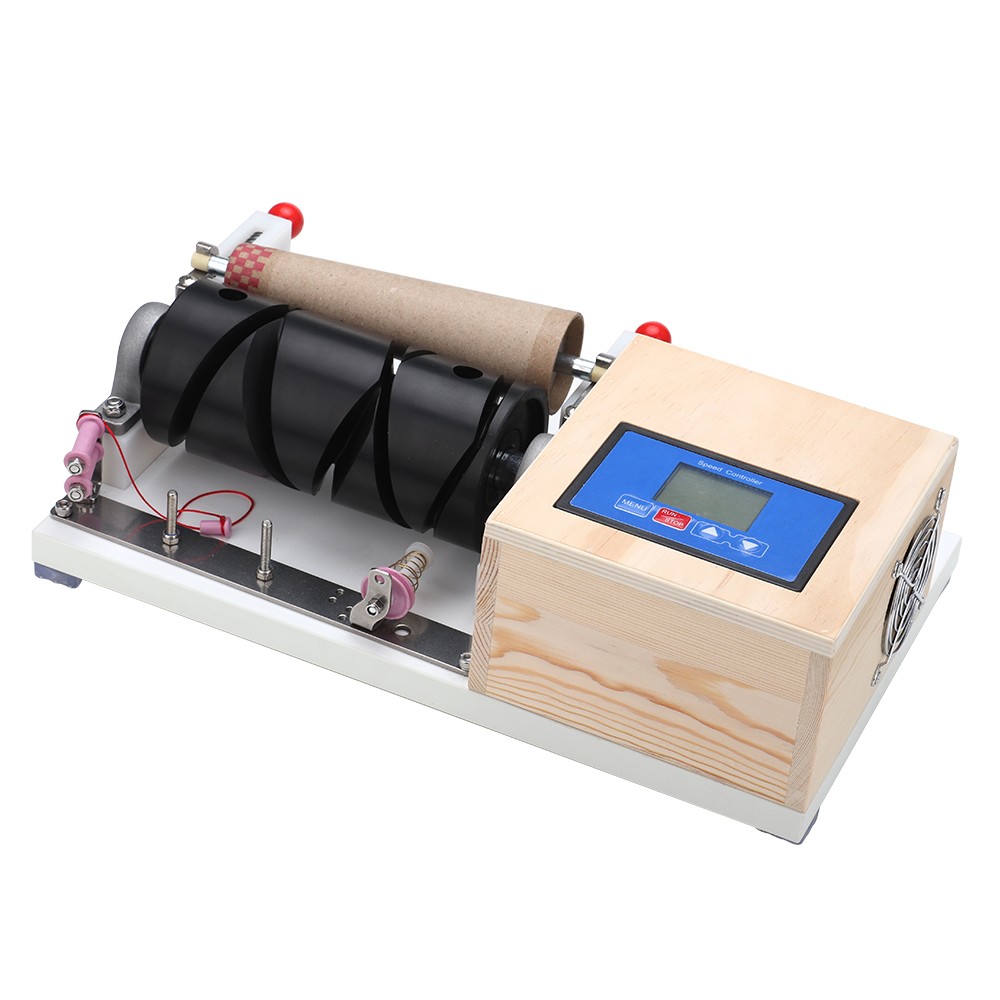 Yarn Cone Winder Adjustable Cone Thread Winder With Timing & Stranding Function