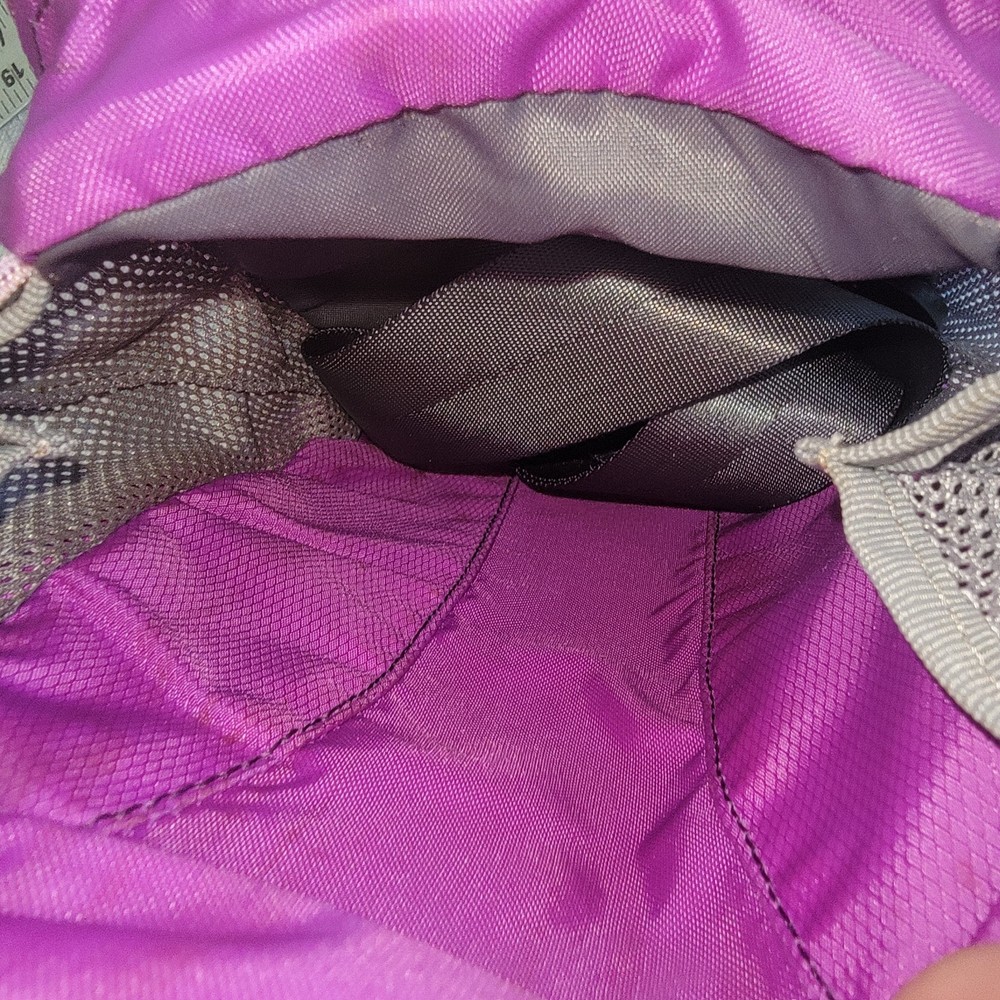 CamelBak Hydration Backpack Pink Gray Small Cycling Pack 12" EUC