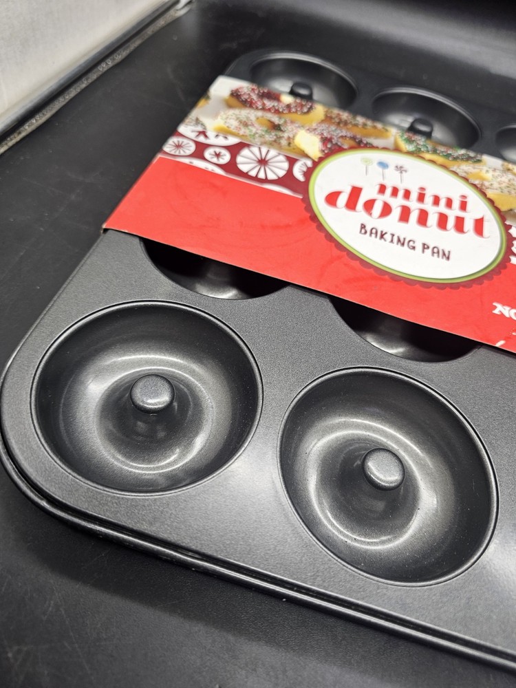Nordic Ware 12 Mini Donuts Baking Pan Dozen
