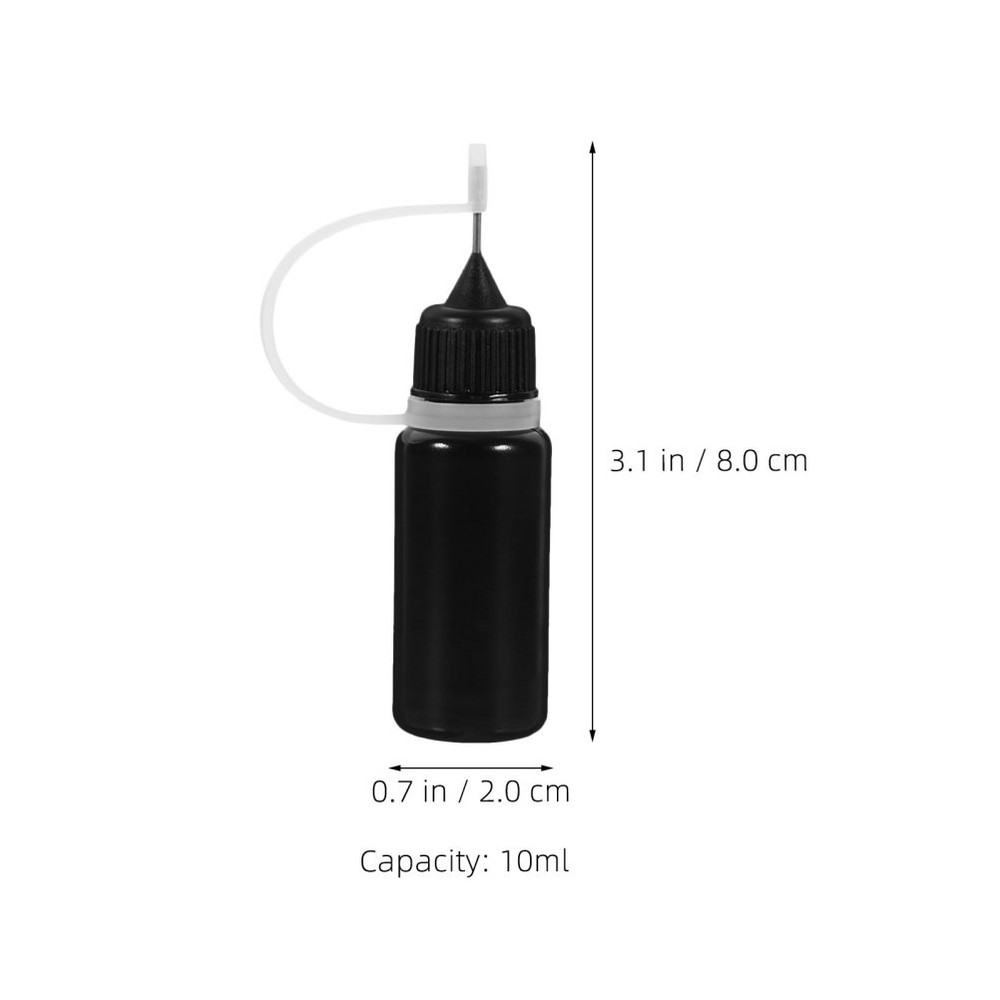 30 Pcs Plastic Squeezable Tip Applicator Bottle Precision Bottles