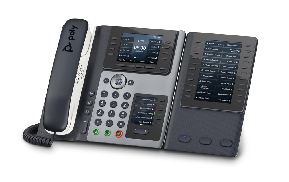 HP Poly Edge E450 IP Phone And Poe-Enabled