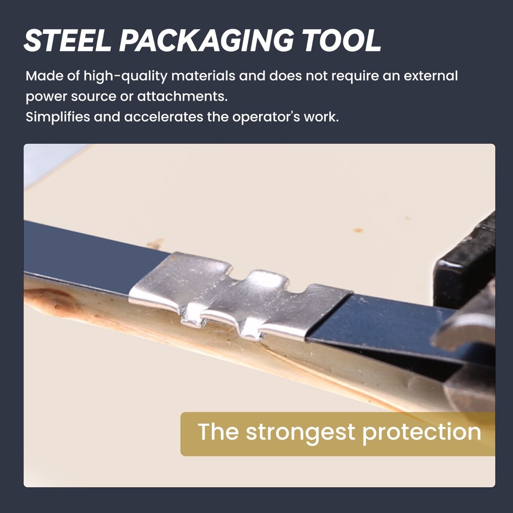 U.S. Solid Steel Strapping Kit Tool Set Pallet Packaging Strapping Banding Kit