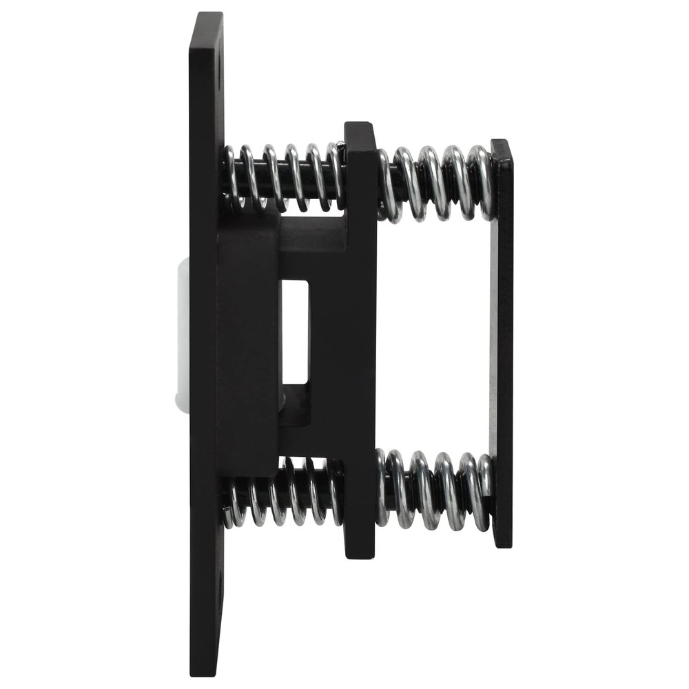 Nuk3y Heavy Duty Adjustable Solid Brass Roller Catch w/Full Lip Strike Black