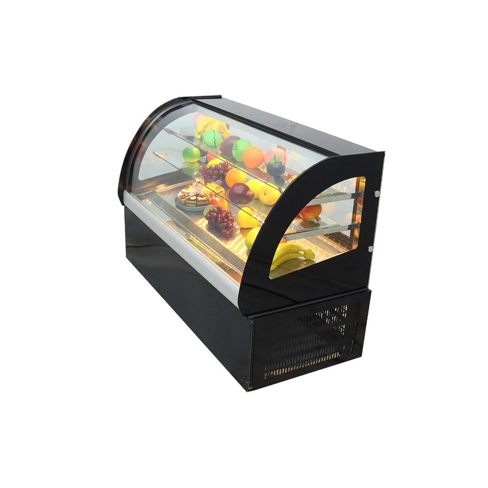 220V 47.2" 3Layer Desktop Refrigerated Cake Display Cabinet Air Cooling Showcase