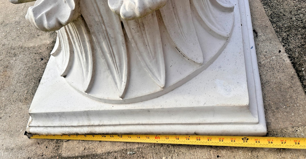 NOS - 4 Corinthian Architectural PolyStone 18" Column Capitals – Load-Bearing