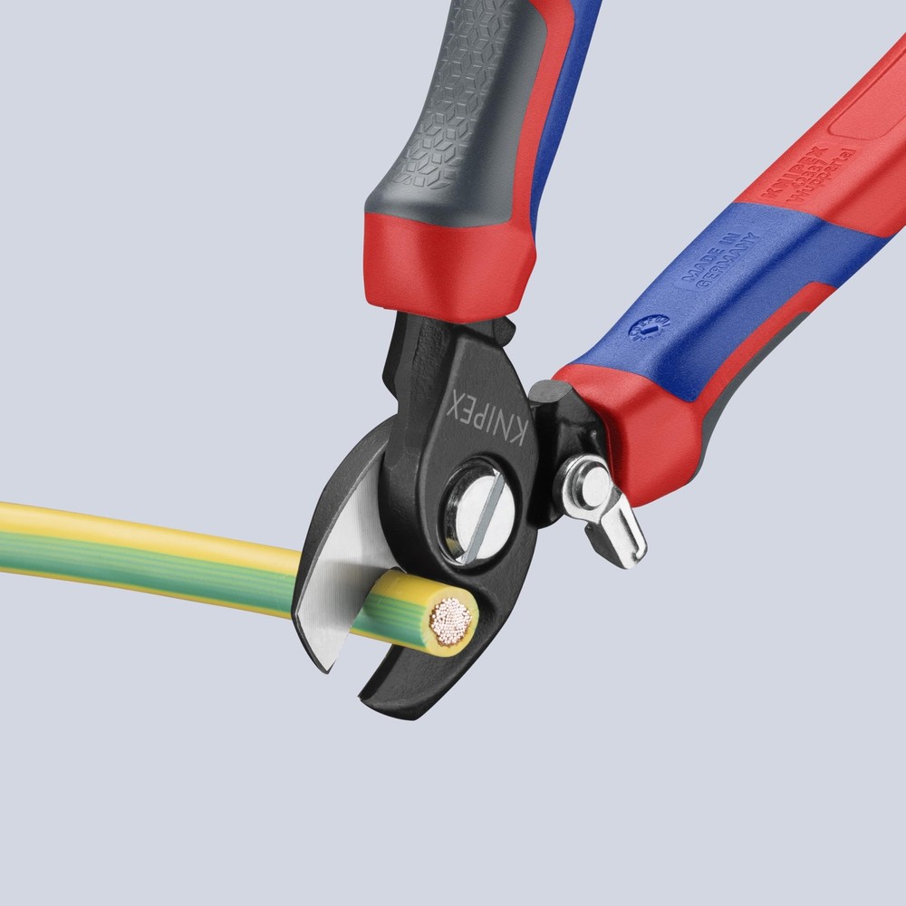 KNIPEX - 95 22 165 Tools - Cable Shears, Spring, Multi-Component (9522165)