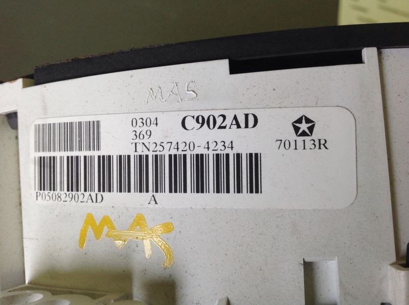Speedometer Instrument Cluster MPH Fits 2004 Chrysler Pacifica 38464