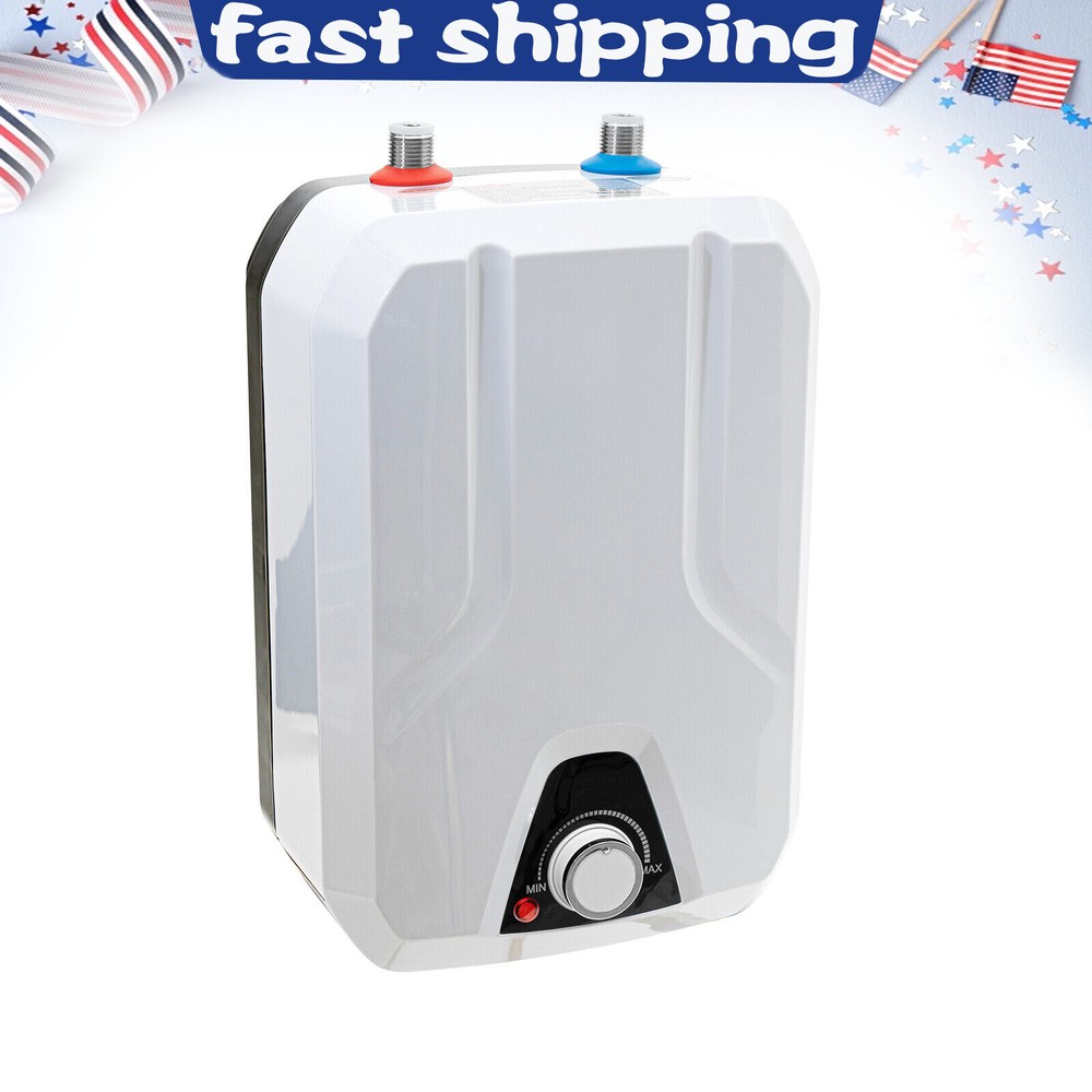 Electric Tankless Water Heater 1.5KW Mini Tank Point-Of-Use Instant Hot for RVs