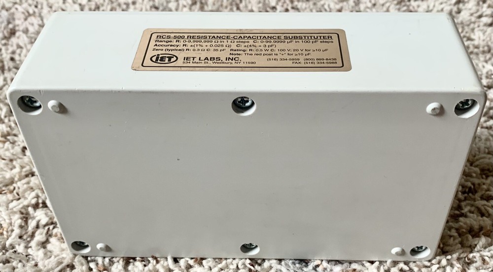 IET RC-Box RCS-500 Resistance-Capacitance Substituter