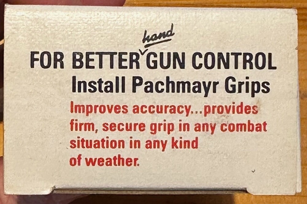 RSS-G Pachmayr Gripper Grips