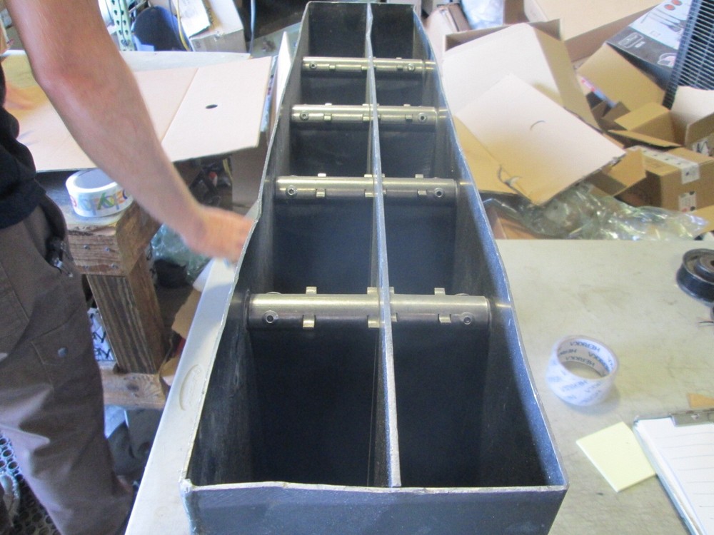 Used SAW/GPMG Coax Ammo Can Insert, CROWS 7.62 and 5.56 belted, Minor Dings-UFIX