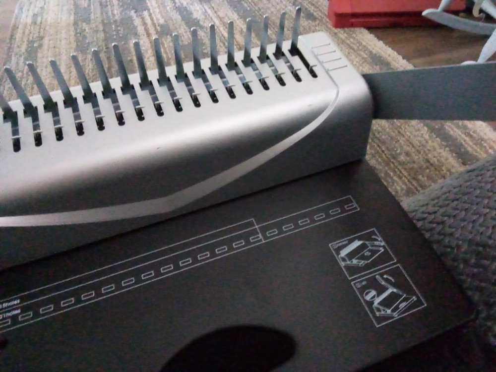 Amazon Basics Comb Binding Machine Grey Reports & Presentations