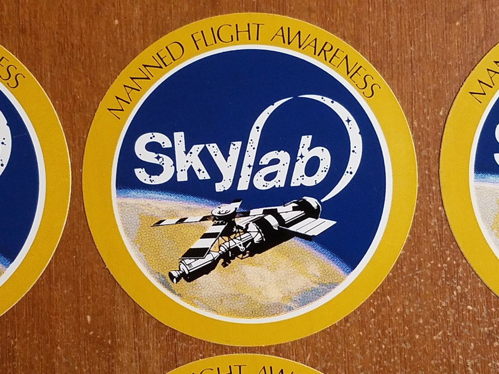 9 Vintage Skylab Stickers