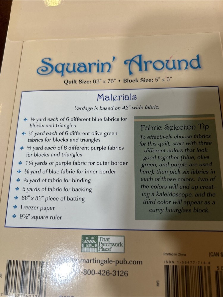 Squarin’ Around Quilt Pattern By Karla Alexander That Patchwork Place New