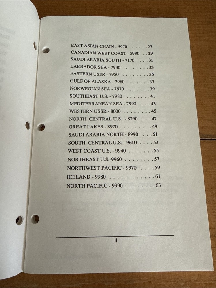 Morrow II Loran Reference Guide-Original December 1990 560-0063 Navigation