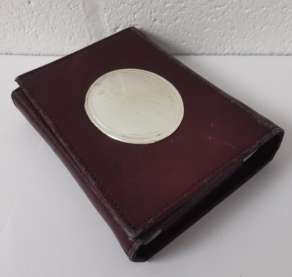 Solid Silver Mounted Playing Cards Case.