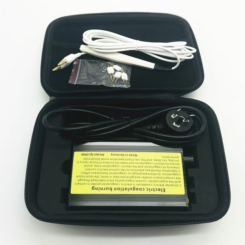 Desktop electrocoagulation hemostatic double eyelid electric heating device