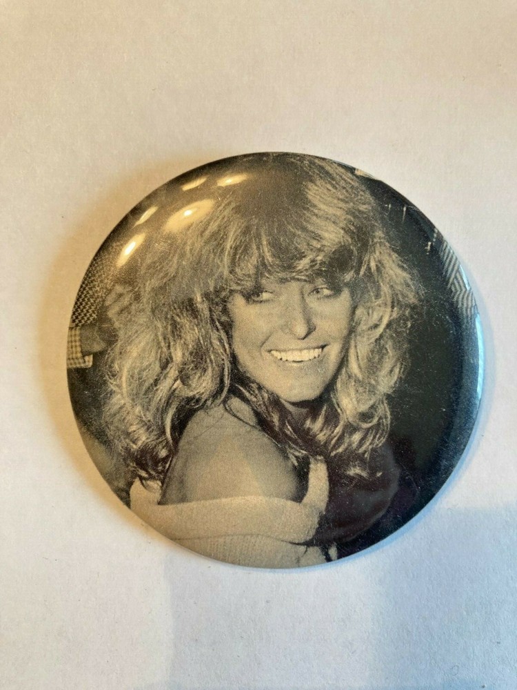 Farah Fawcett 3 Inch Pinback Button