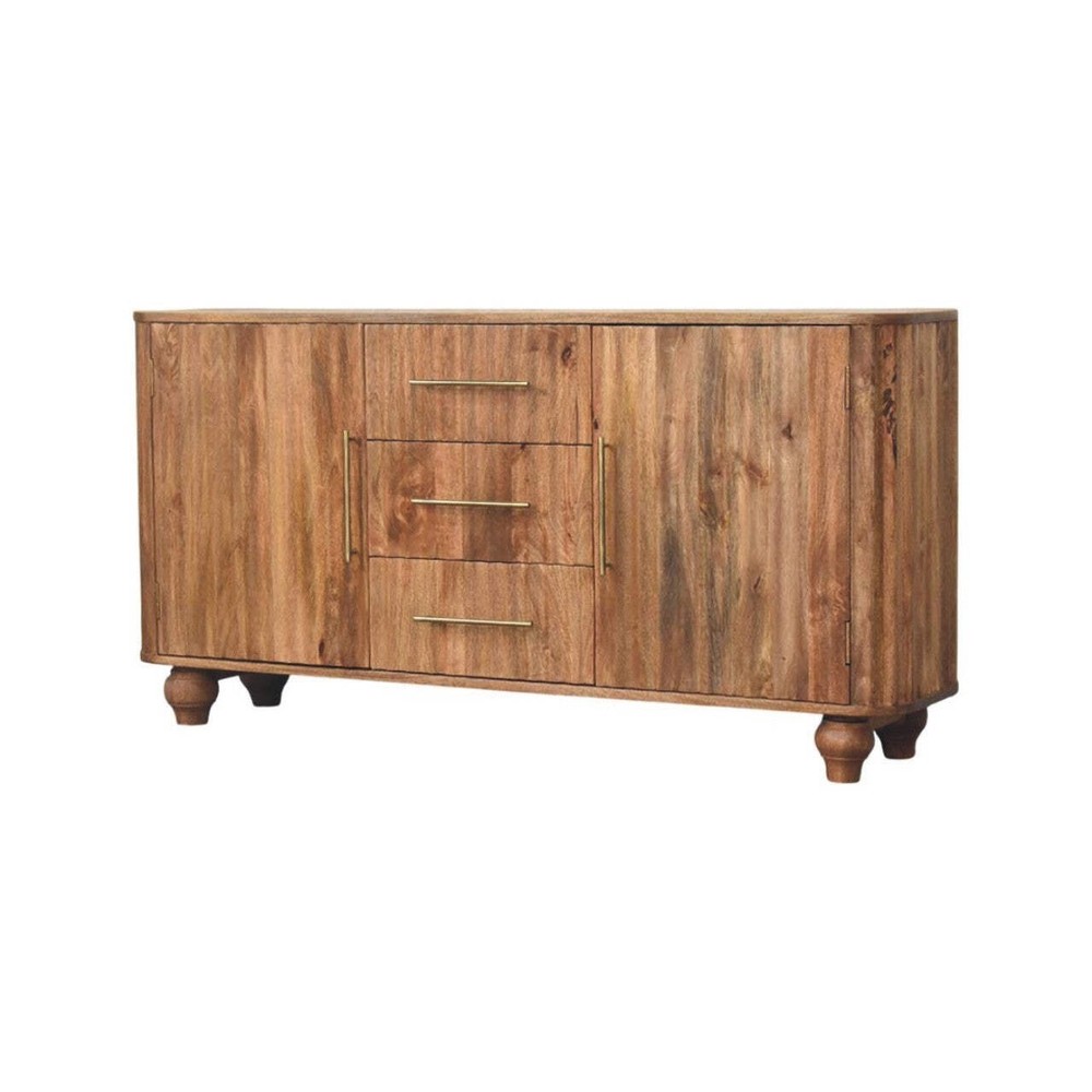 Montara Handmade Solid Wood Sideboard with 2-Doors, 3-Drawers