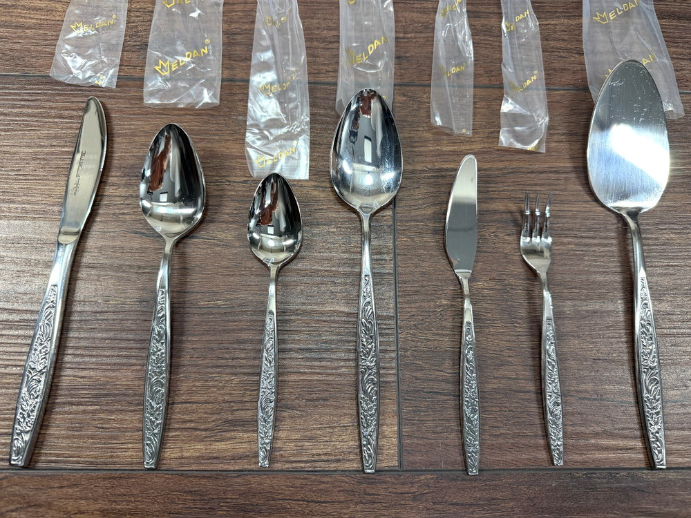 Eldan * ELD25 Satin Stainless Flatware Japan - CHOICE - CHOOSE (36)