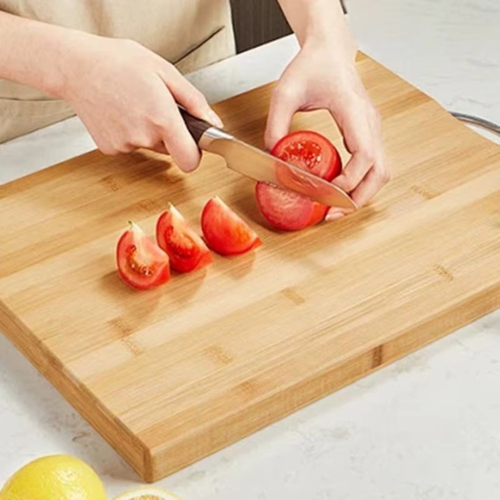 Natural Solid Wood Cutting Board Double Sided Kitchen Chopping Board for Meat